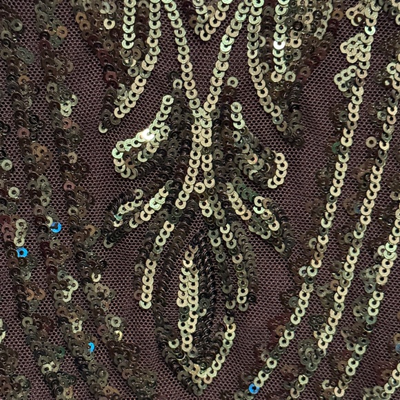 Elegant Green and Black Sequin Dress- Small - Picture 10 of 14